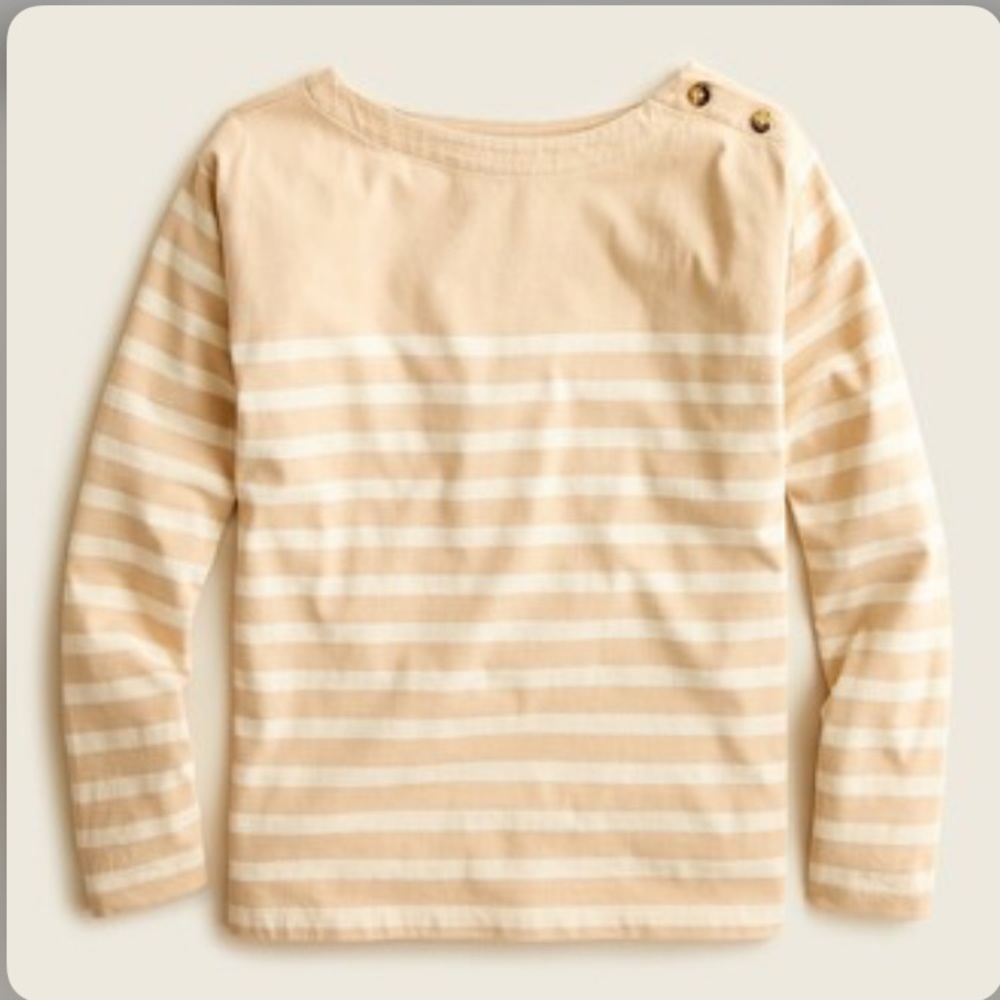 NWTJ. Crew Women's Mariner Cloth Boatneck‎ T-Shirt